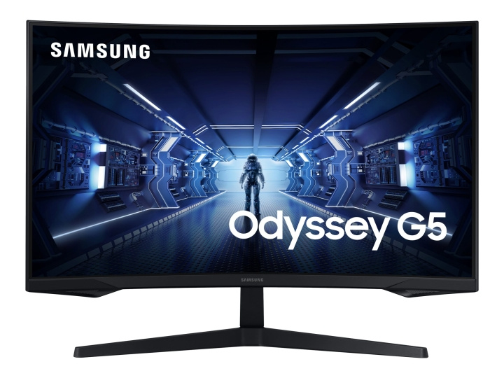 Samsung Odyssey G5 C27G55TQBU 27 2560 x 1440 (2K) HDMI DisplayPort 144 Hz i gruppen Datautstyr / Dataskjerm / Dataskjermer hos TP E-commerce Nordic AB (C63544)