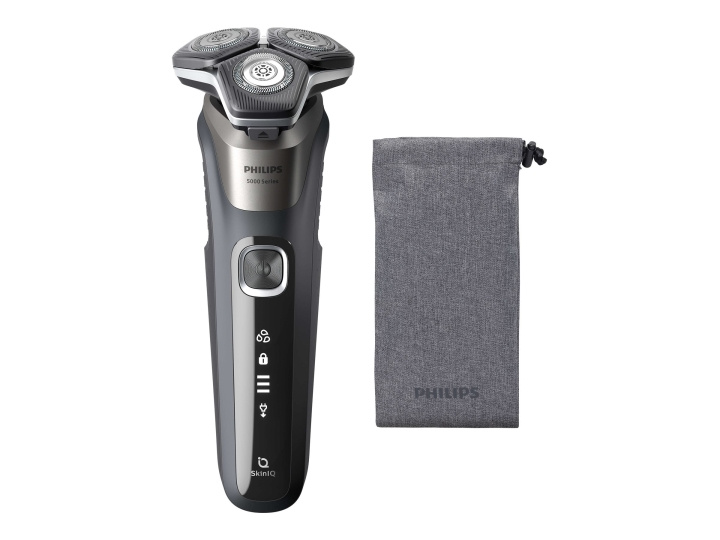 Philips grå barbermaskin S5887 i gruppen HELSE OG SKJØNNHET / Hår & styling / Barbering og trimming / Barbermaskiner hos TP E-commerce Nordic AB (C63573)