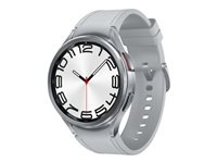 Samsung Galaxy Watch6 Classic 47 mm smartklokke i sølv i gruppen SPORT, FRITID & HOBBY / Smartwatch og Aktivitetsmålere / Smartwatches hos TP E-commerce Nordic AB (C63598)