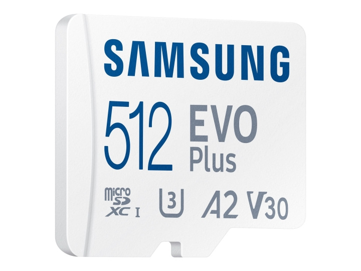 Samsung EVO MB-MC512KA microSDXC 512 GB 130 MB/s i gruppen Elektronikk / Lagringsmedia / Minnekort / MicroSD/HC/XC hos TP E-commerce Nordic AB (C63699)