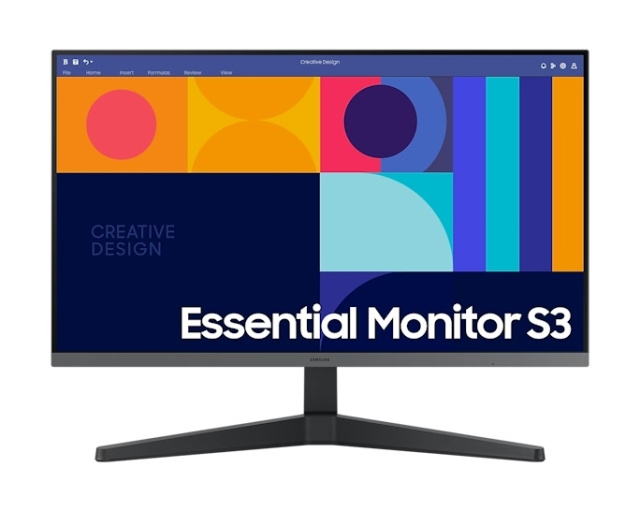 Samsung Essential Monitor S3 LS27C330GAU 27 1920 x 1080 HDMI DisplayPort 100Hz i gruppen Datautstyr / Dataskjerm / Dataskjermer hos TP E-commerce Nordic AB (C63761)
