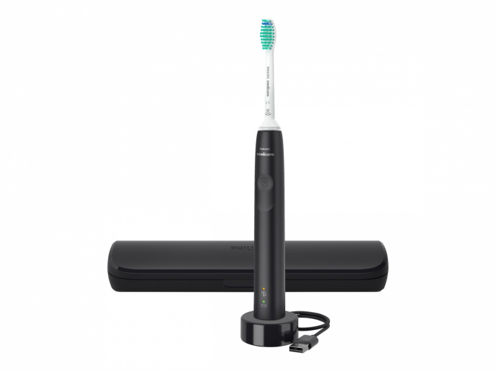 Philips Black Toothbrush HX3673 i gruppen HELSE OG SKJØNNHET / Munnpleie / Elektriske tannbørster hos TP E-commerce Nordic AB (C63773)