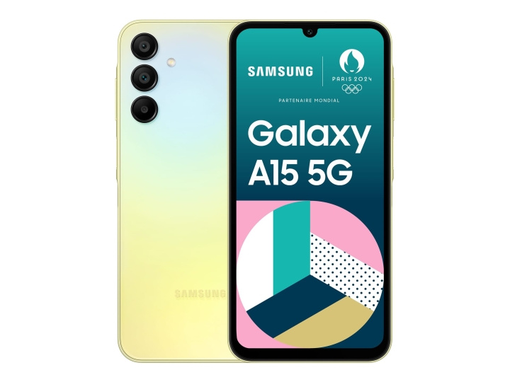 Samsung Galaxy A15 5G 6.5 128GB Gul i gruppen SMARTTELEFON & NETTBRETT / Mobiltelefoner & smartphones hos TP E-commerce Nordic AB (C63833)