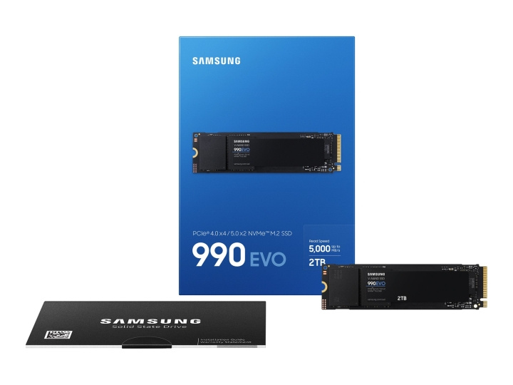 Samsung 990 EVO Solid state-drive MZ-V9E2T0BW 2TB M.2 PCI Express 4.0 x4 (NVMe) PCI Express 5.0 x4 (NVMe) i gruppen Datautstyr / PC-Komponenter / Harddisker / SSD hos TP E-commerce Nordic AB (C63854)