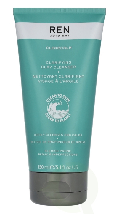 REN Clearcalm 3 Clarifying Clay Cleanser 150 ml i gruppen HELSE OG SKJØNNHET / Hudpleie / Ansikt / Rengjøring hos TP E-commerce Nordic AB (C63893)