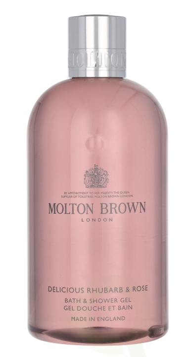 Molton Brown M.Brown Delicious Rhubarb & Rose Bath & Shower Gel 300 ml i gruppen HELSE OG SKJØNNHET / Hudpleie / Kroppspleie / Bad- og dusjkrem hos TP E-commerce Nordic AB (C63894)