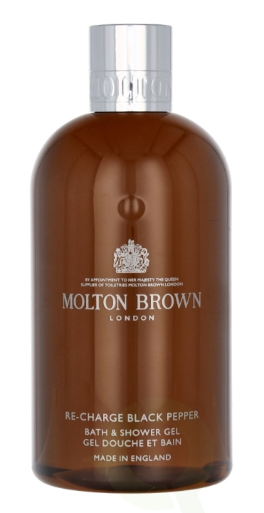 Molton Brown M.Brown Re-Charge Black Pepper Bath & Shower Gel 300 ml i gruppen HELSE OG SKJØNNHET / Hudpleie / Kroppspleie / Bad- og dusjkrem hos TP E-commerce Nordic AB (C63997)