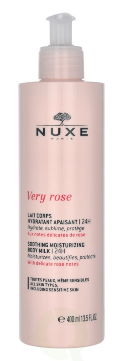 Nuxe Very Rose Body Milk 400 ml i gruppen HELSE OG SKJØNNHET / Hudpleie / Kroppspleie / Body lotion hos TP E-commerce Nordic AB (C64036)