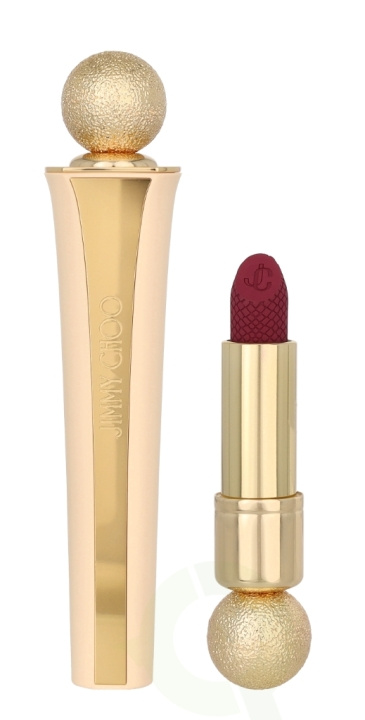 Jimmy Choo Seduction Collection Matte Lipstick 3.5 g #012 Plum Passion i gruppen HELSE OG SKJØNNHET / Makeup / Lepper / Leppestift hos TP E-commerce Nordic AB (C64081)