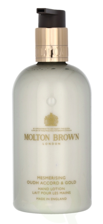 Molton Brown M.Brown Mesmerising Oudh Accord & Gold Hand Lotion 300 ml i gruppen HELSE OG SKJØNNHET / Manikyr/pedikyr / Håndkrem hos TP E-commerce Nordic AB (C64125)