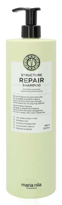 Maria Nila Structure Repair Shampoo 1000 ml i gruppen HELSE OG SKJØNNHET / Hår & styling / Hårpleie / Sjampo hos TP E-commerce Nordic AB (C64376)