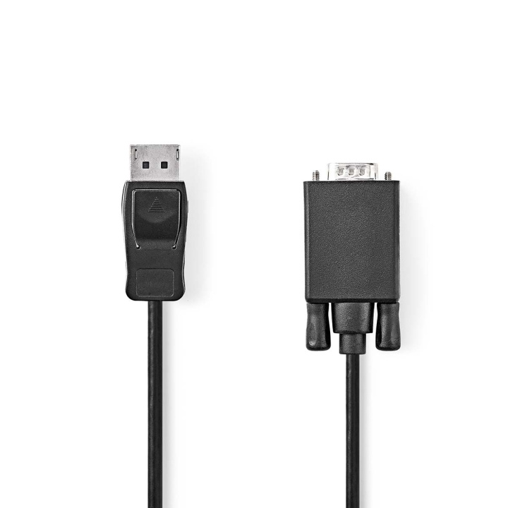 Nedis VGA-kabel | DisplayPort Han | VGA Han | Nikkel belagt | Maksimum oppløsning: 1080p | 1.00 m | Rund | PVC | Sort | Label i gruppen Datautstyr / Kabler og adaptere / VGA / Kabler hos TP E-commerce Nordic AB (C64406)