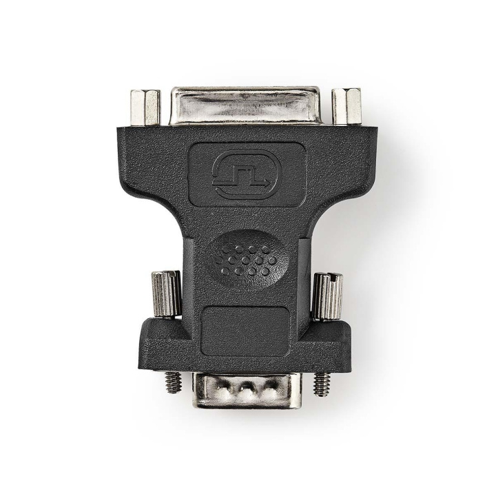 Nedis VGA-adapter | VGA Han | DVI-I 24+5-Pins Hun | Nikkel belagt | Rett | ABS / Metall | Sort | Konvolutt i gruppen Datautstyr / Kabler og adaptere / VGA / Adaptere hos TP E-commerce Nordic AB (C64412)