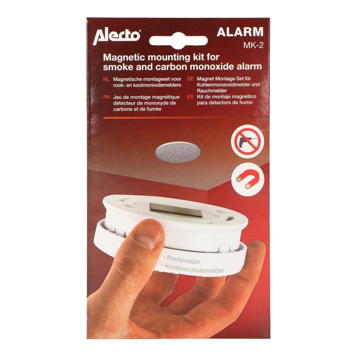 Alecto MK-2 Magnetisk monteringssett for røykvarslere og karbonmonoksidvarslere i gruppen HJEM, HUS OG HAGE / Alarm, Sikkerhet og overvåking / Annet hos TP E-commerce Nordic AB (C64483)