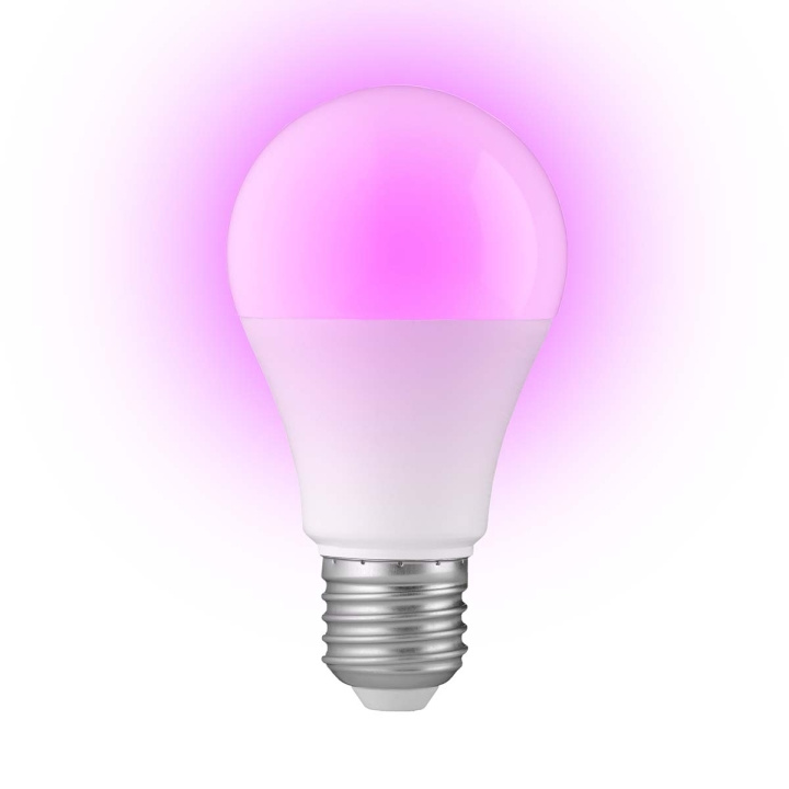 Alecto SMARTBULB10 Smart LED-fargelampe med Wi-Fi E27 9W i gruppen HJEM, HUS OG HAGE / Smarthus / Smart belysning hos TP E-commerce Nordic AB (C64506)