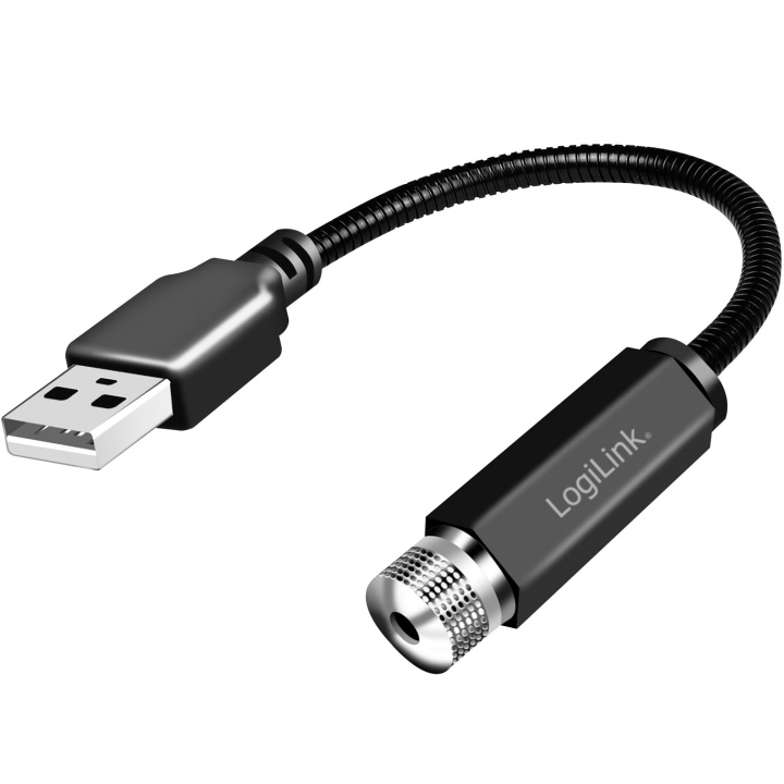 LogiLink LED-stjernelys med 6 lysmønstre USB-A i gruppen Bil / Tilbehør / Accessories / 12 volt tilbehør hos TP E-commerce Nordic AB (C64540)