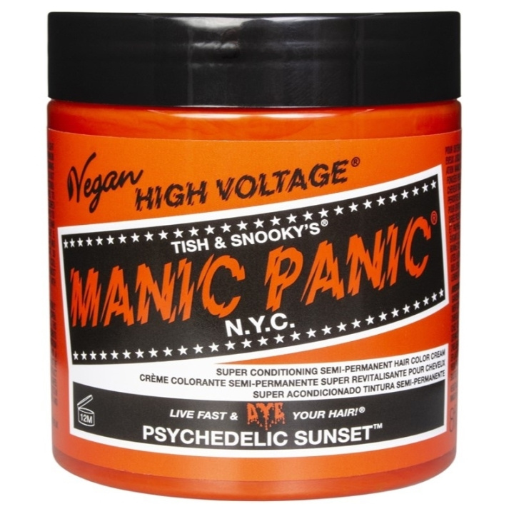 Manic Panic Psychedelic Sunset Classic Creme 237 ml i gruppen HELSE OG SKJØNNHET / Hår & styling / Hårpleie / Hårfarge / Hårfarge & Fargebombe hos TP E-commerce Nordic AB (C64562)