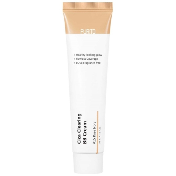 Purito Cica Clearing BB Cream #15 Rose Ivory 30 ml i gruppen HELSE OG SKJØNNHET / Makeup / Makeup ansikt / CC/BB Cream hos TP E-commerce Nordic AB (C64592)