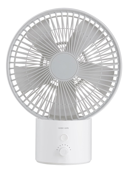 NordicHome USB Fan, Rechargable battery, variable speeds i gruppen HJEM, HUS OG HAGE / Vifter og klimaprodukter / Vifter hos TP E-commerce Nordic AB (C64599)