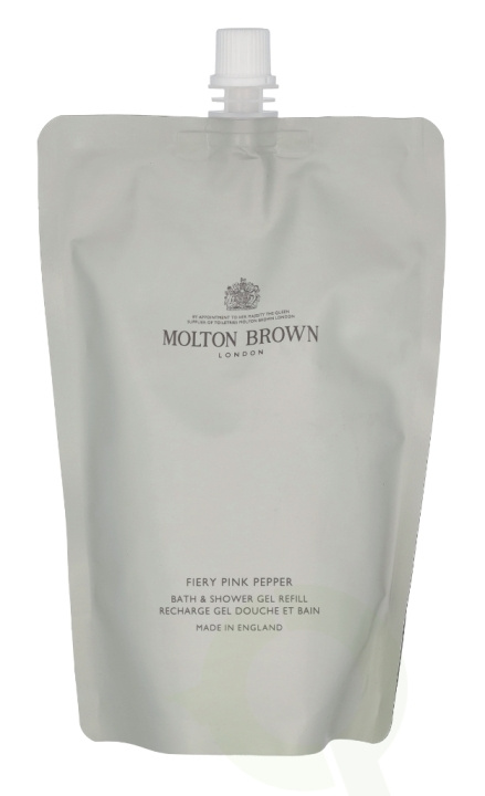 Molton Brown M.Brown Fiery Pink Pepper Bath & Shower Gel Refill 400 ml i gruppen HELSE OG SKJØNNHET / Hudpleie / Kroppspleie / Bad- og dusjkrem hos TP E-commerce Nordic AB (C64653)