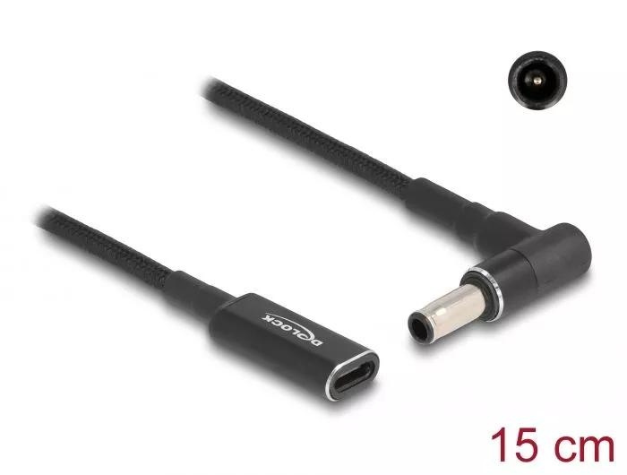 DeLOCK Laptop Charging Cable USB Type-C to Samsung 5.5 x 3.0mm 15cm i gruppen Datautstyr / Bærbare datamaskiner og tilbehør / Lader / Vegglader / Universal hos TP E-commerce Nordic AB (C64750)