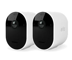 Arlo Pro 5 Spotlight security camera with 2x camera kit, white i gruppen HJEM, HUS OG HAGE / Alarm, Sikkerhet og overvåking / Overvåkingskameraer hos TP E-commerce Nordic AB (C64760)