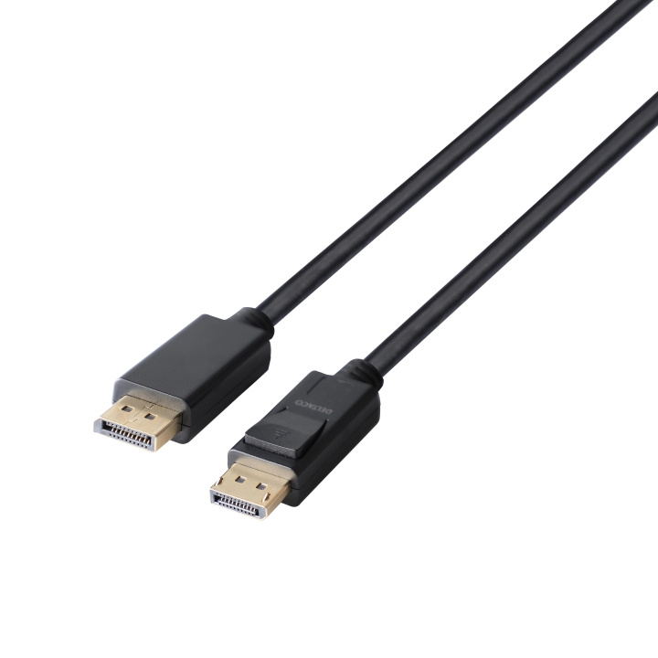 DELTACO DisplayPort cable, DP 1.4, 8K@30Hz, 4m, black i gruppen Datautstyr / Kabler og adaptere / DisplayPort / Kabler hos TP E-commerce Nordic AB (C64768)