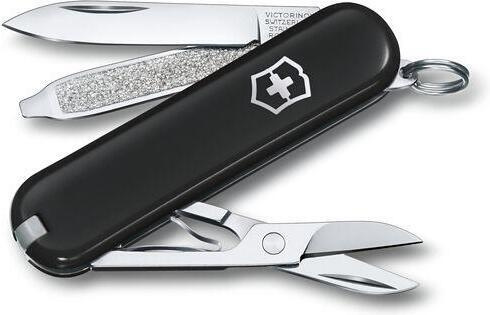 Victorinox Classic SD Dark Illusion multifunksjonsverktøy, svart i gruppen SPORT, FRITID & HOBBY / Friluftsliv / Multiverktøy og kniver hos TP E-commerce Nordic AB (C64836)