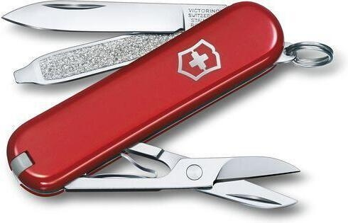 Victorinox Classic SD Style Icon multifunksjonsverktøy, rød i gruppen SPORT, FRITID & HOBBY / Friluftsliv / Multiverktøy og kniver hos TP E-commerce Nordic AB (C64837)