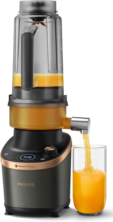 Philips Flip&Juice HR3770/00 blender med juicepresse i gruppen HJEM, HUS OG HAGE / Husholdningsapparater / Vann og juice / Juicepresser hos TP E-commerce Nordic AB (C64873)