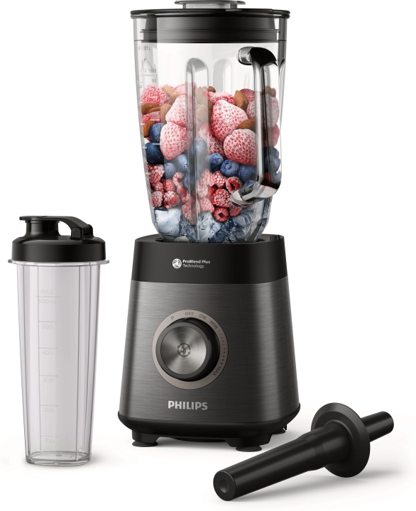 Philips 5000 Series HR3041/00 Blender och smoothieflaska i gruppen HJEM, HUS OG HAGE / Husholdningsapparater / Matprosessorer og kjøkkenassistenter / Miksere og blendere hos TP E-commerce Nordic AB (C64888)