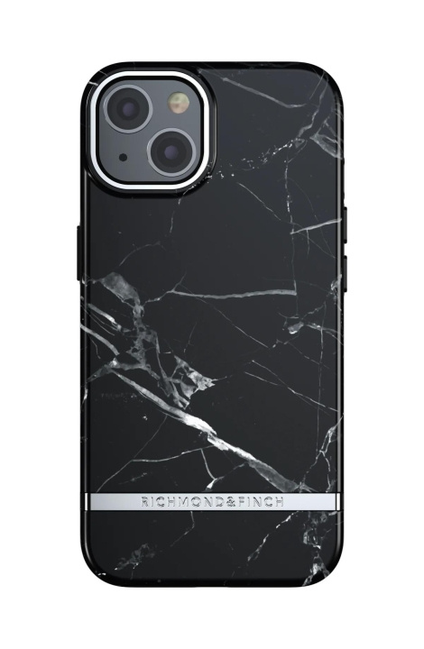 Richmond & Finch iPhone 13 Freedom Case, Black Marble i gruppen SMARTTELEFON & NETTBRETT / Mobilbeskyttelse / Apple / iPhone 13 / Deksel hos TP E-commerce Nordic AB (C64910)