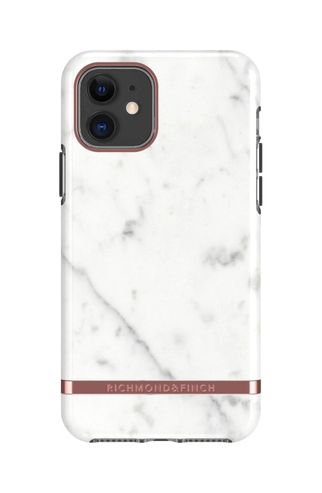 Richmond & Finch iPhone 11 Case, White Marble i gruppen SMARTTELEFON & NETTBRETT / Mobilbeskyttelse / Apple / iPhone 11 / Deksel hos TP E-commerce Nordic AB (C64915)