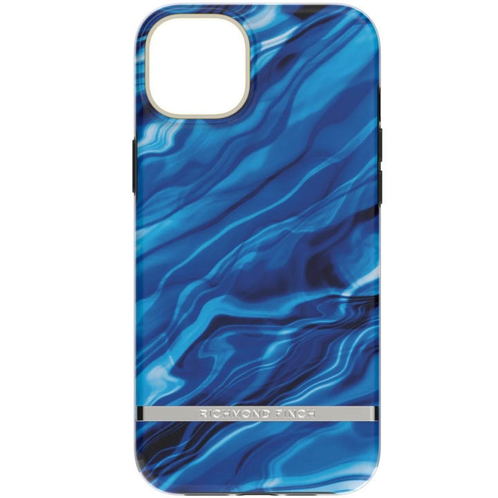 Richmond & Finch iPhone 14 Plus case, Blue Waves i gruppen SMARTTELEFON & NETTBRETT / Mobilbeskyttelse / Apple / iPhone 14 hos TP E-commerce Nordic AB (C64941)