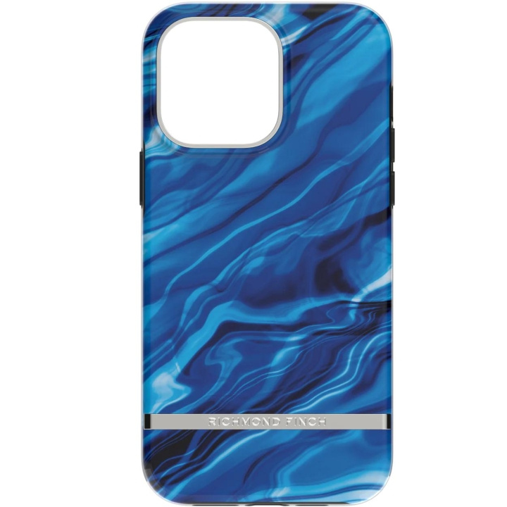 Richmond & Finch iPhone 14 Pro Max case, Blue Waves i gruppen SMARTTELEFON & NETTBRETT / Mobilbeskyttelse / Apple / iPhone 14 hos TP E-commerce Nordic AB (C64942)