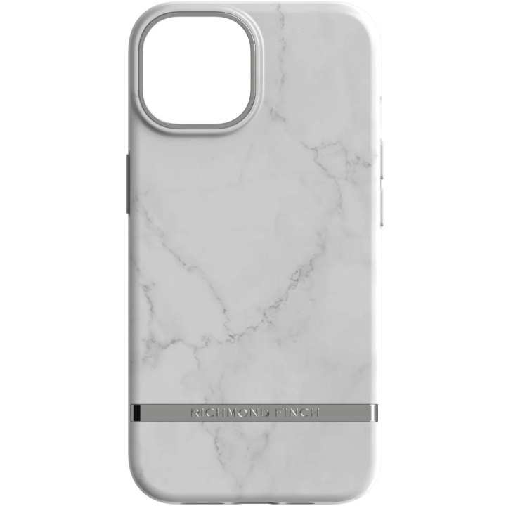 Richmond & Finch iPhone 14 case, White Marble i gruppen SMARTTELEFON & NETTBRETT / Mobilbeskyttelse / Apple / iPhone 14 hos TP E-commerce Nordic AB (C64953)