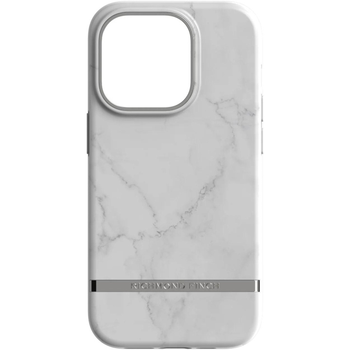 Richmond & Finch iPhone 14 Pro case, White Marble i gruppen SMARTTELEFON & NETTBRETT / Mobilbeskyttelse / Apple / iPhone 14 hos TP E-commerce Nordic AB (C64954)