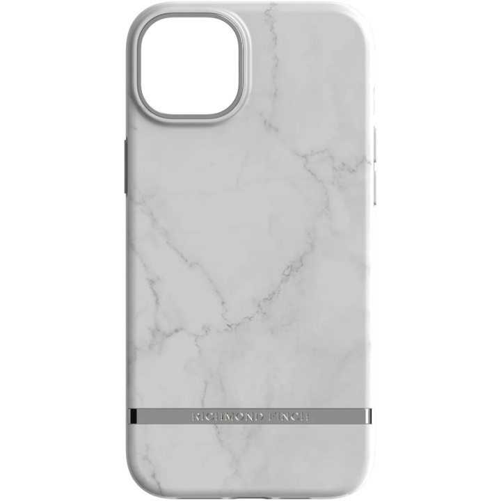 Richmond & Finch iPhone 14 Plus case, White Marble i gruppen SMARTTELEFON & NETTBRETT / Mobilbeskyttelse / Apple / iPhone 14 hos TP E-commerce Nordic AB (C64955)
