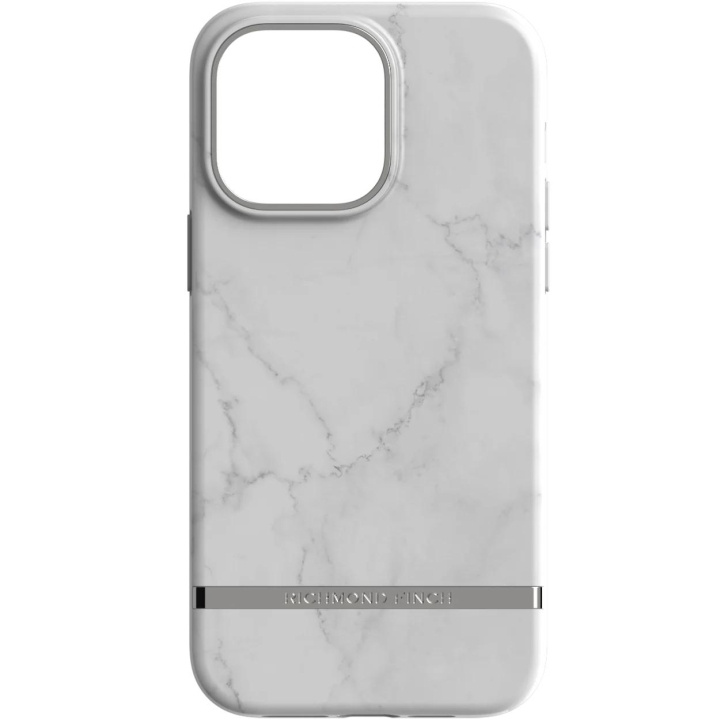 Richmond & Finch iPhone 14 Pro Max case, White Marble i gruppen SMARTTELEFON & NETTBRETT / Mobilbeskyttelse / Apple / iPhone 14 hos TP E-commerce Nordic AB (C64956)