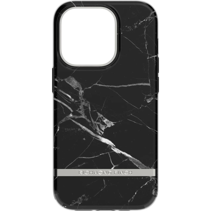 Richmond & Finch iPhone 14 Pro case, Black Marble i gruppen SMARTTELEFON & NETTBRETT / Mobilbeskyttelse / Apple / iPhone 14 hos TP E-commerce Nordic AB (C64957)