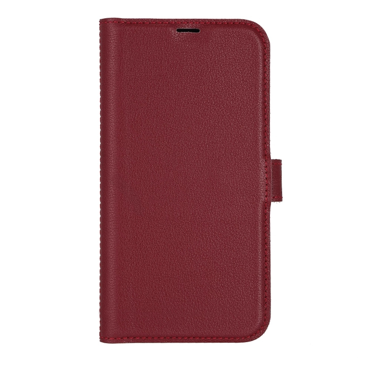 Essentials iPhone 13/14 Leather wallet, detachable, Red i gruppen SMARTTELEFON & NETTBRETT / Mobilbeskyttelse / Apple / iPhone 13 hos TP E-commerce Nordic AB (C65036)