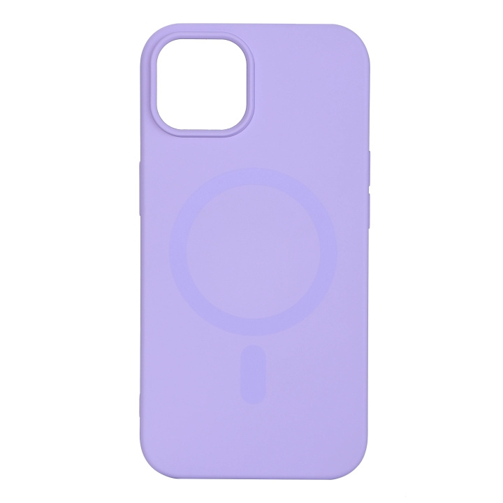 Essentials iPhone 13/14 Silicone Mag back cover, Purple i gruppen SMARTTELEFON & NETTBRETT / Mobilbeskyttelse / Apple / iPhone 13 hos TP E-commerce Nordic AB (C65054)