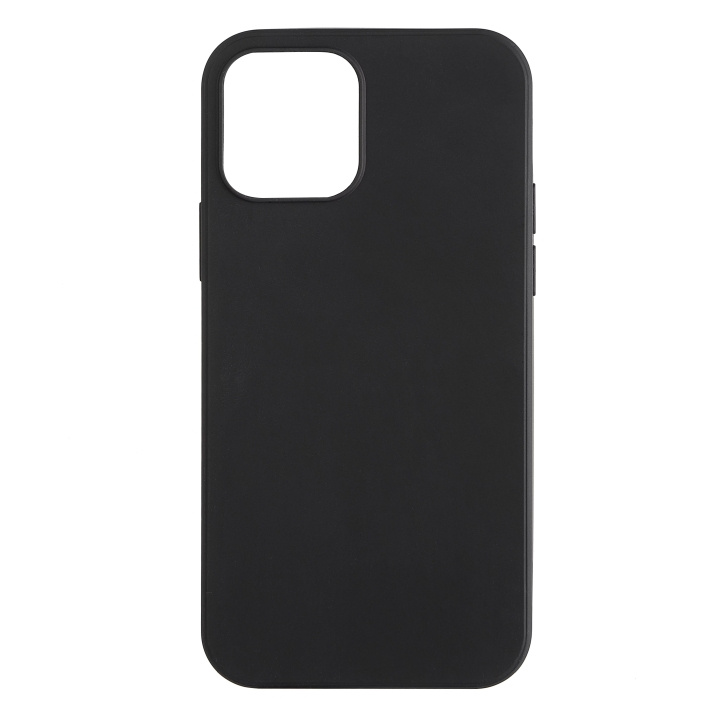 Essentials iPhone 12/12 Pro recycled TPU cover, black i gruppen SMARTTELEFON & NETTBRETT / Mobilbeskyttelse / Apple / iPhone 12 hos TP E-commerce Nordic AB (C65061)