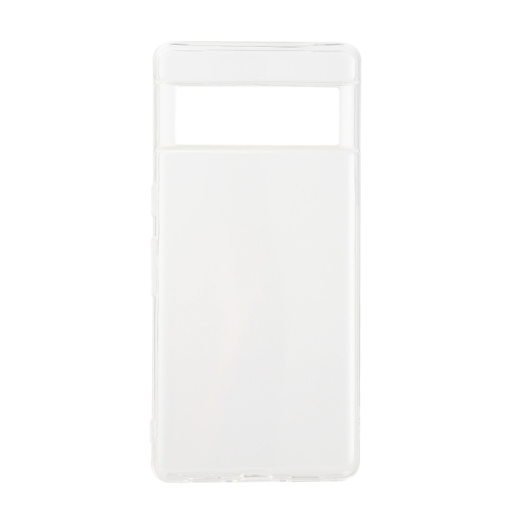 Essentials Google Pixel 7a TPU back cover, transparent i gruppen SMARTTELEFON & NETTBRETT / Mobilbeskyttelse / Google hos TP E-commerce Nordic AB (C65075)