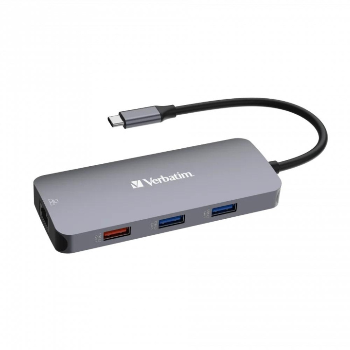 Verbatim USB-C Pro Multiport Hub 9 Port CMH-09 i gruppen Datautstyr / Datamaskin Tilbehør / USB-Hubs hos TP E-commerce Nordic AB (C65090)