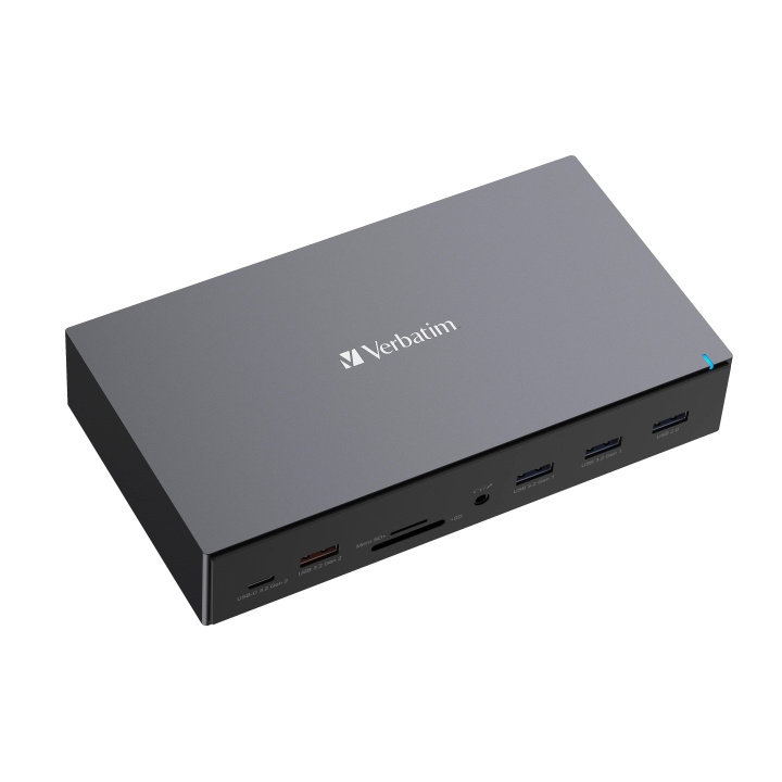 Verbatim USB-C Pro Docking Station 17 Port CDS-17 i gruppen Datautstyr / Bærbare datamaskiner og tilbehør / Dokkingstasjoner hos TP E-commerce Nordic AB (C65092)