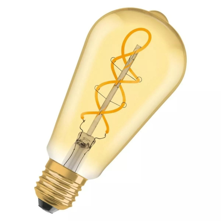 Osram 1906 LED edison gold filament 4W/820 (28W) E27 i gruppen Elektronikk / Lys / LED-lys hos TP E-commerce Nordic AB (C65108)