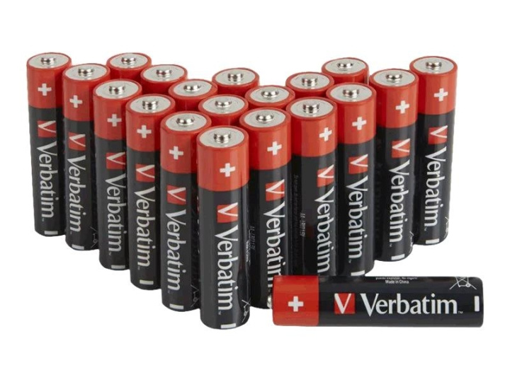 Verbatim Alkaline battery AA 4 20 pack i gruppen Elektronikk / Batterier & Ladere / Batterier / AA hos TP E-commerce Nordic AB (C65256)