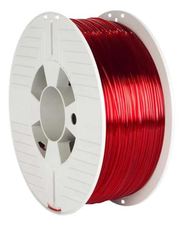 Verbatim 3D Pinter Filament PET-G 1,75 mm 1 kg rød, gjennomsiktig i gruppen Datautstyr / Skrivere og tilbehør / Skrivere / 3D-skrivere og tilbehør / Tillbehör hos TP E-commerce Nordic AB (C65264)