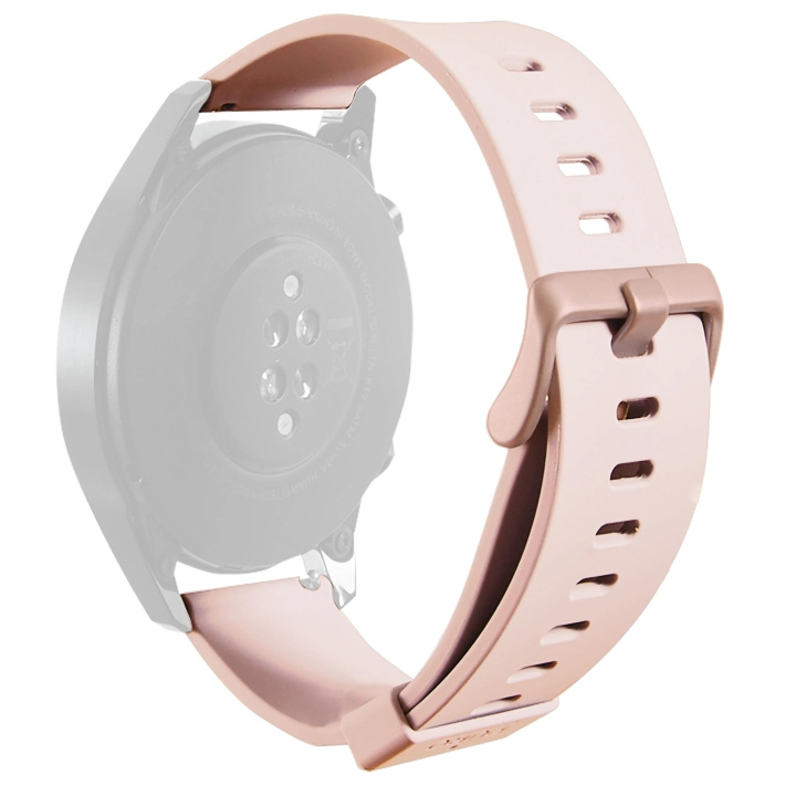 Puro Universal Silikon armband för klocka 22mm, Rose i gruppen SPORT, FRITID & HOBBY / Smartwatch og Aktivitetsmålere / Aktivitetsmålere hos TP E-commerce Nordic AB (C65274)
